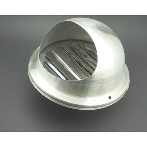 10pcs/lot Free Shipping 60MM 304# Stainless Steel Circle Air Vent Grille Round Ducting Ventilation Cover Ceiling Wall