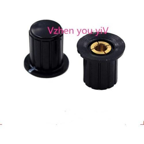 10pcs/lot Grey / black hat WXD3-13-2W | copper core WH5-1A WX14-12 potentiometer knob knob