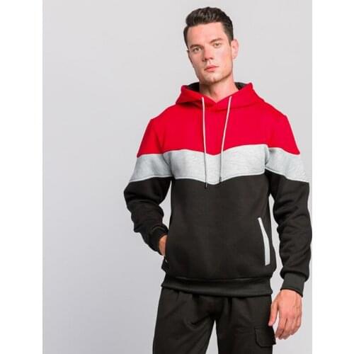 2020 New Style Mens Hooded Sweatshirts Patchwork Couple Hoodies Men Women Autumn Winter Streetwear Pullover Man Fitness Clothing