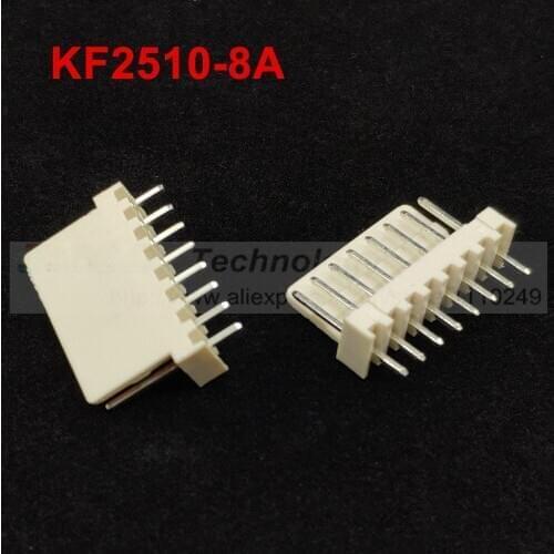 50pcs/lot KF2510 KF2510-8A male connector Pin header 2.54mm 8pin free shipping