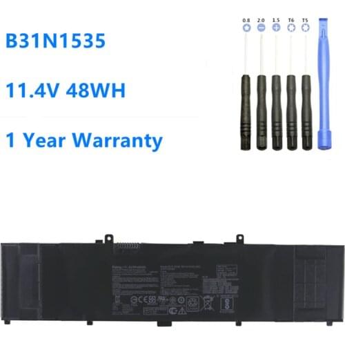 Laptop Battery For ASUS ZenBook UX310 UX310UA UX310UQ UX410 UX410UA UX410UQ U4000U U400UQ RX310U Battery B31N1535 11.4V 48WH
