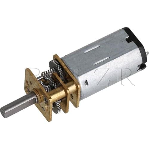 BQLZR 300 RPM DC 6V N30 Mini Gearbox Wheel Micro Speed Reducing Geared Motor