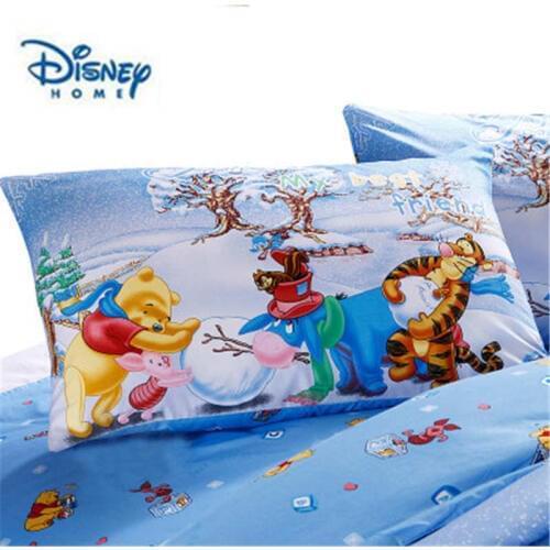 Disney winnie Pillow Case boy 1 piece 100% cotton kids 48*74cm Throw Pillow cover shams bed room cartoon 3d printed linen girl