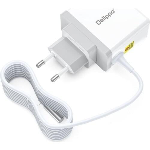 Delippo for MacBook 45W L-Tip Magnetic Connector AC Power Adapter Replacement Charger for MacBook Air A1237 A1244 A1304 A1369 A1