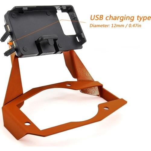 For KTM 1050 1090 1190 Adventure ADV Motorcycle Stand Holder Phone Mobile Phone GPS Plate Bracket