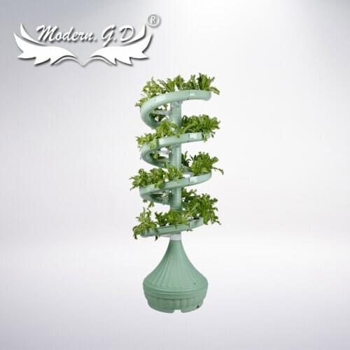 Hydroponics farm vegetable cultivation widely used in indoor and outdoor vertical planter spiral soilless cultivation equipment