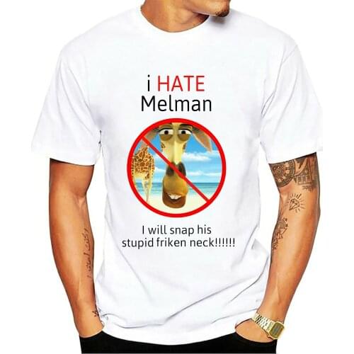 I Hate Melman T Shirt 100% Pure Cotton Big Size Melman Oddly Specific Weirdly Specific I Hate Melman Melman Meme Cursed Image