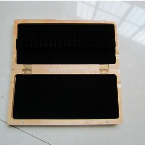 Beautiful Wooden oboe reed case hold 20 pcs reeds Strong