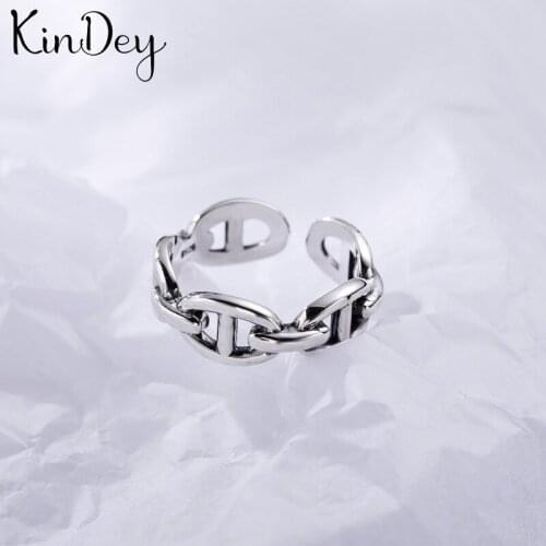 Summer Bohemian Ethnic Big Chains Ring For Women Female Fashion Finger Rings Korean Rings Girl Party Gift Gothic Jewelry