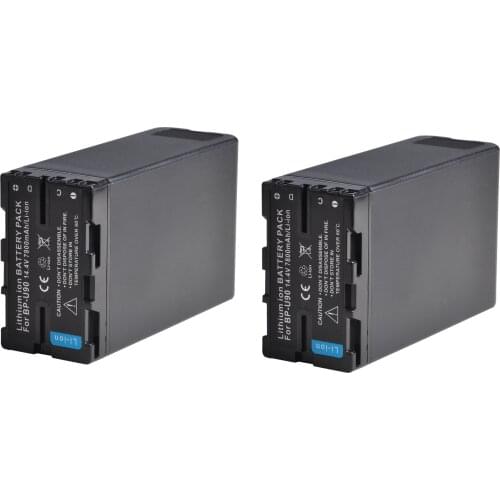 2Pc BP-U90 7800mAh U60/U65/U30 Rechargeable Li-ion Battery for SONY PMW-100 PMW-150 PMW-160 PMW-200 PMW-EX1 PMW-EX3 PMW-F3