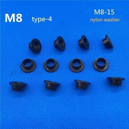 M8 plastic nylon washer insulation gasket T-type screw gasket seals washer screw thread protector Ring for screw bolt