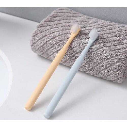 Million Fiber Toothbrush Ultra-fine Soft Hair Toothbrush Wave Nano Toothbrush Eco Friendly Portable Travel Tooth Brush With Box