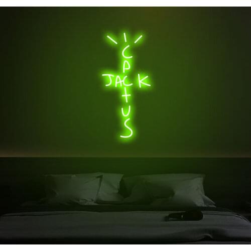 "Jack Ca+Us" Neon Sign Custom Neon Light Sign Led Custom Pink Light Neon Home Room Wall Decoration Ins shop decor