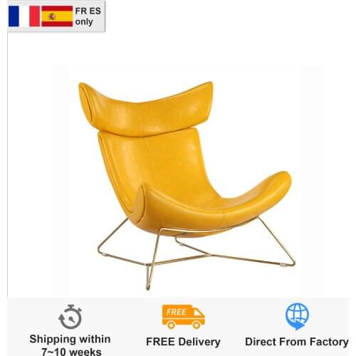 Nordic Single-Seat Sofa Chair Lazy Light Luxury Recliner Living Room Casual Designer Wingback Chair Snail Chair