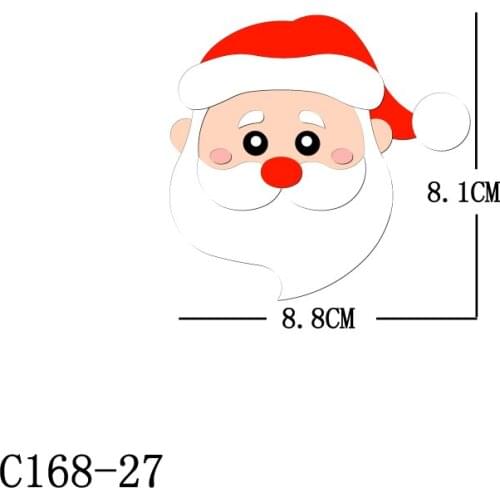New Santa Claus Wooden die Scrapbooking C-168-27 Cutting Dies