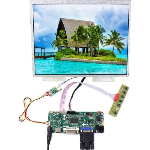 HD MI VGA DVI LCD Controller Board M.NT68676 work with 12.1inch VS121T-001A 1024x768 LCD Screen