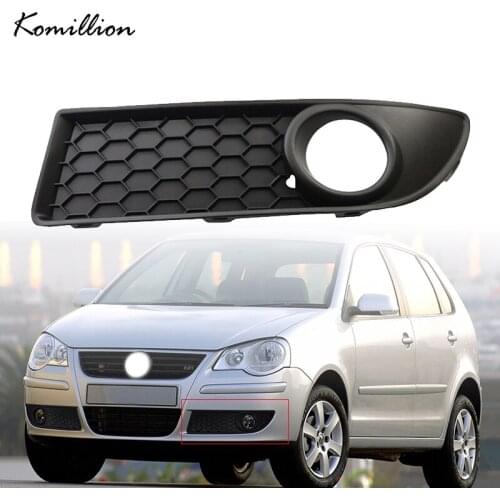 Fog Lamp Grilles Cover Front Lower Bumper Fog Light Shell Car Styling for VW Polo MK4 9N3 2005 2006 2007 2008 2009 Facelift