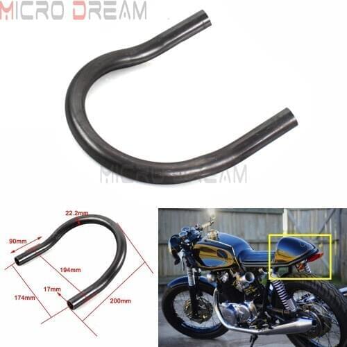 Motorcycle 7/8" 22MM Tube Rear Seat Frame Hoop Brat Loop for Honda CB 125/500/750 Yamaha XS650 Suzuki GS BMW Cafe Racer Bobber