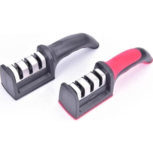 Manual Knife Sharpener 2 Stage Steel Diamond Ceramic Coated Knife Sharpener Kitchen Sharpening Tools