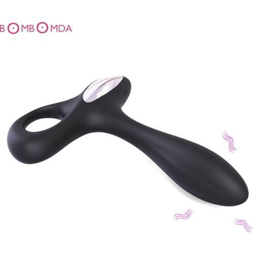 10 Speed Silicone Charging Anal Plug Vibration Prostate Massager Anal Sex Toys Vibrator G Spot Stimulation Men Gay Butt Plugs A3