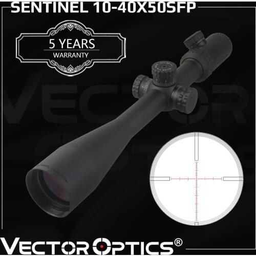 Vector Optics Gen 2 Sniper 10-40x50 E Long Range Varmint Gun Rifle Scope MP Reticle for Prairie Dog Target Hunting