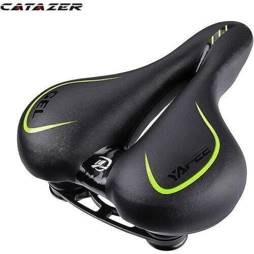 Cycling Saddle Big Butt Silicone Bicycle Seat Cool Lightweight Breathable Bicycle Accessories Bicycle Saddle