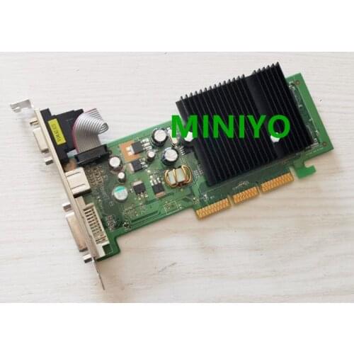 High Quality for nVIDIA FX6200 256M AGP 8X DDR2 VGA+Svideo+DVI 64bit AGP Video Card Graphic card