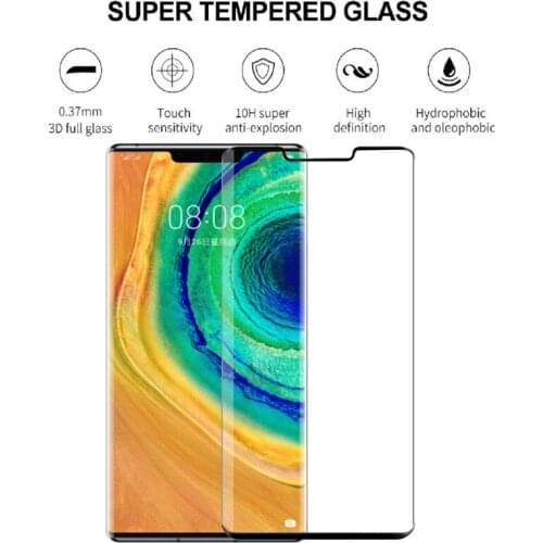 2pcs/lot 9D Hot Bend Screen Protector For HUAWEI Mate30Pro P30Pro Oneplus 7Pro No Fingerprint Protector Film