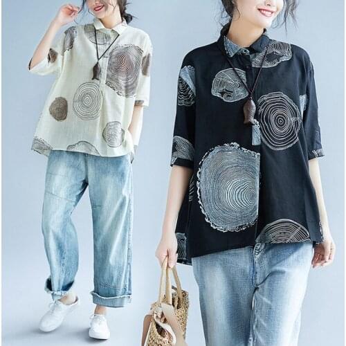 2021 Summer New Korean Big Size Loose Thin Retro Floral Casual All-match Western Style Women Simple T-shirt Tide Free Shipping