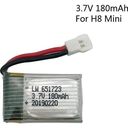 3.7V 180mAh lipo Battery For H8 for H8 For H8 Mini RC Quadcopter drone accessories