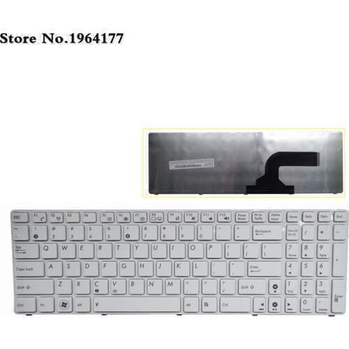 NEW White US Layout Laptop Keyboard for Asus X72JT X72JK X72JR X72JT X72JU N61 N61J N61Ja N61Jq N61Jv U50 U50A U50F U50V