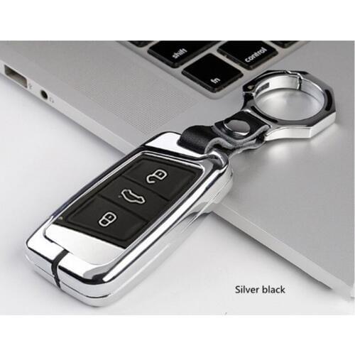 Alloy Car Key Cover Case For Volkswagen for VW Tiguan 2018 Magotan Passat B8 Touran Jetta Bora Touareg CrossFox Plus Eos