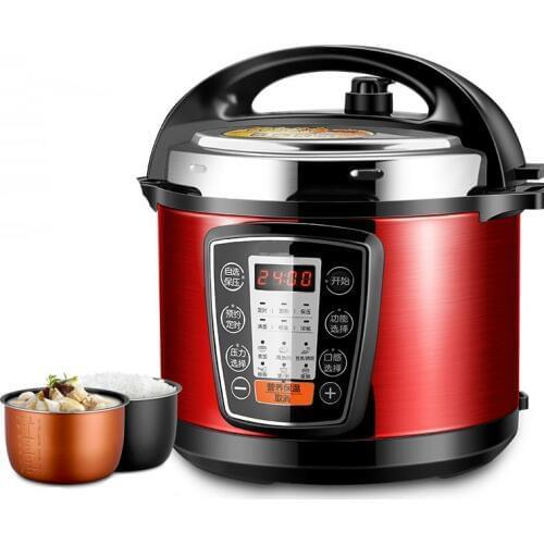 Electric Pressure Cookers Intelligent electric pressure cooker 5L double gallbladder household high rice cooke NEW