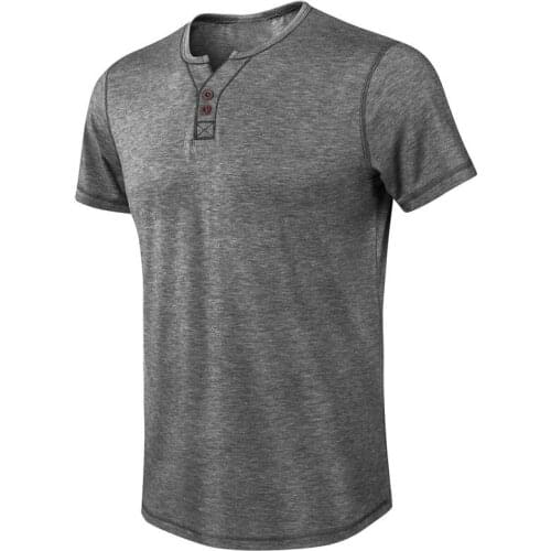 Summer Short Sleeve T-Shirts Men Casual Solid color Streetwear 2021 new branded mens t-shirt