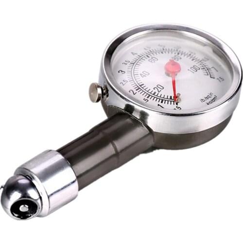 Compact Size Car Truck Air Tire Pressure Gauge Dial Meter Universal Vehicle Tyre Pressure Tester Monitoring Tool