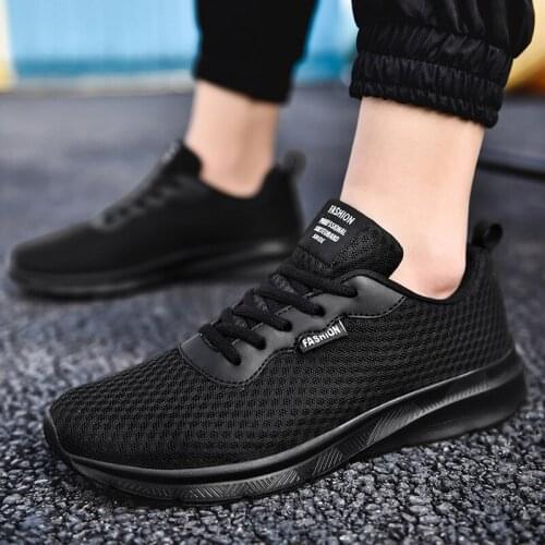Men Net Shoes 2021 Newest Big Size 47 48 Man Casual Sneakers Summer Comfort Breathable Non-slip Non-slip Male Running Shoes