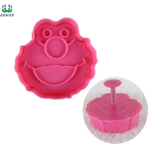 Round Nose Big Mouth Pattern Printing Molds,Food Grade Plastic Cake Decorating Cutters Tools,Direct Selling