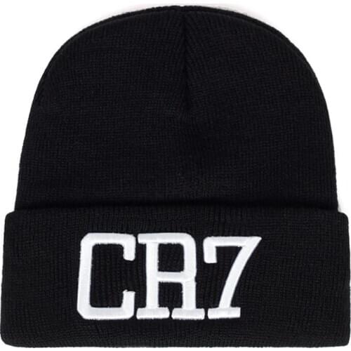 New 2020Winter Beanie CR7 Embroidered Logo Cap Men Women Knitted Warm Cristiano Ronaldo Fans Gift Hat Fashion Hat