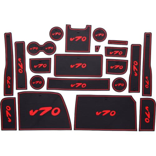 Car Anti-Dirty Pad Door Groove Gate Slot Cup Armrest Storage Pad Anti-Slip Mat For Haima V70