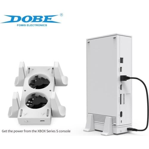 Dobe Stand Cooling Fan Cooler For X Box Xbox Series S Serie Video Game Console Accessories Holder Support Cradle Floor Standing