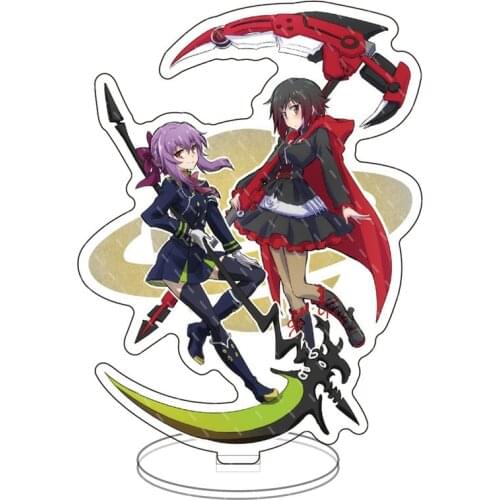 Seraph of the end Yuichiro Hyakuya Mikaela Hyakuya Acrylic Stand Figure Plate Collection Model Toy Gifts Cosplay Desk Decor