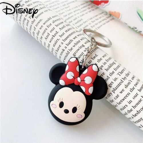 Disney cute Mickey Minnie for AirTag protective sleeve silicone Mickey for Apple anti-lost and anti-drop keychain all inclusive