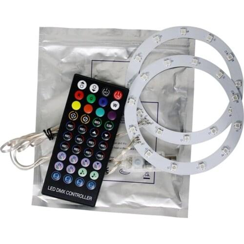 8 Colors RGB LED Light Strip With Remote Accessories For PS5 Console