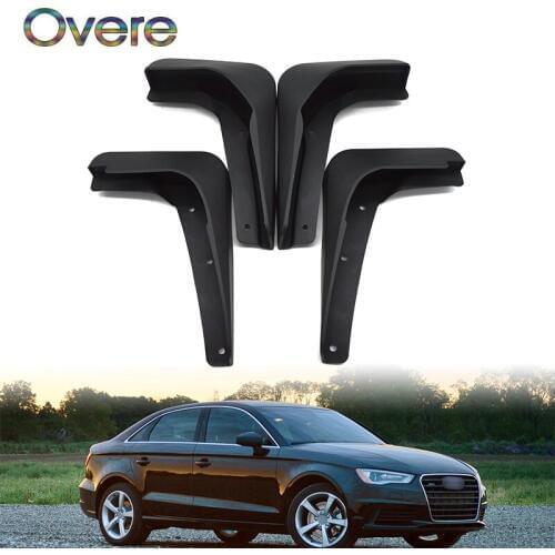 OVERE Car Front Rear Mudguards For Audi A3 Sedan 2013 2014 2015 2016 Accessories Splash Guard Car-styling Fenders 1Set Mud Flaps