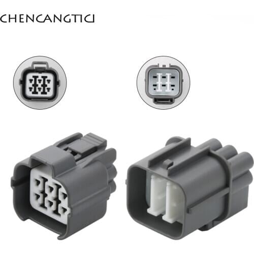 1 Set 6 Pin Way Window lifter Motor Harness connector automobile waterproof socket plug for Honda Car 6189-0133 6181-0074