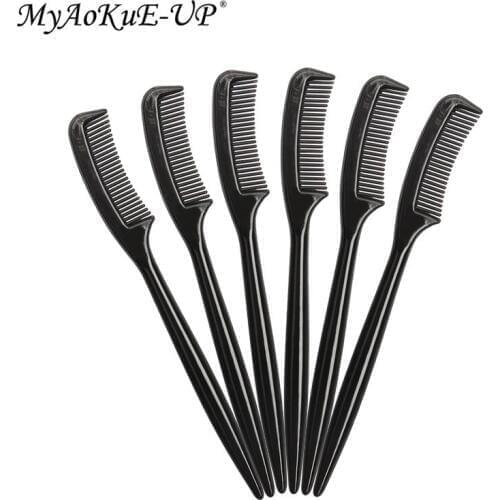 25 pcs/pack Eyebrow Comb Makeup Brushes Eyelash Extension Mini Comb for women best gift