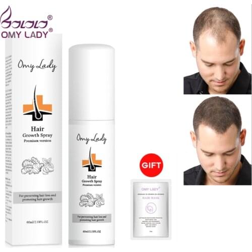 60ML OMY LADY Anti Hair Loss Products Natural With No Side Effects Hair Growth Spray Essential Oil Liquid For Men Women Hair