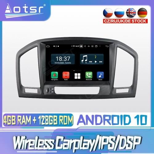 Android10 PX6 128G For OPEL Regal 2009 - 2010 Car DVD GPS Navigation Auto Radio Stereo Video Multimedia Player HeadUnit 2din