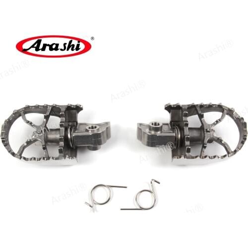 Arashi 2PCS Anti Slip Pedal Front Foot Pegs Wide Pivot Footrest Motorcycle For BMW F650GS TWIN 2008 2009 2010 2011 2012