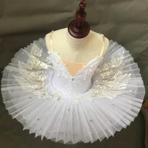 White Professional Ballet Tutu For Child Kids Girls Adulto Women Ballet Dance Costumes Ballerina Party Ballroom Dance Dress Girl